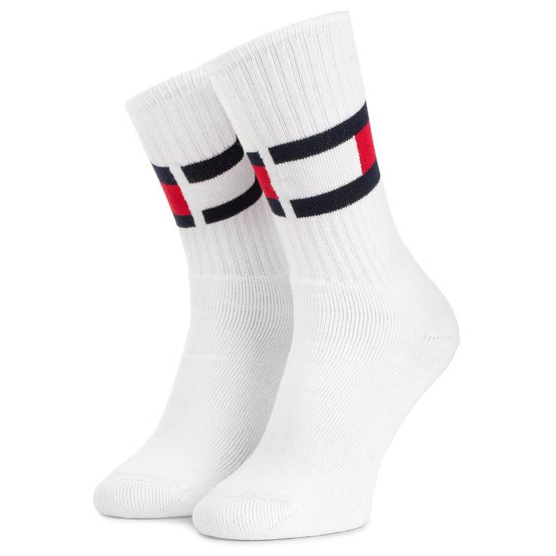 Hohe Unisex-Socken Tommy Hilfiger 481985001 Weiß von Tommy Hilfiger