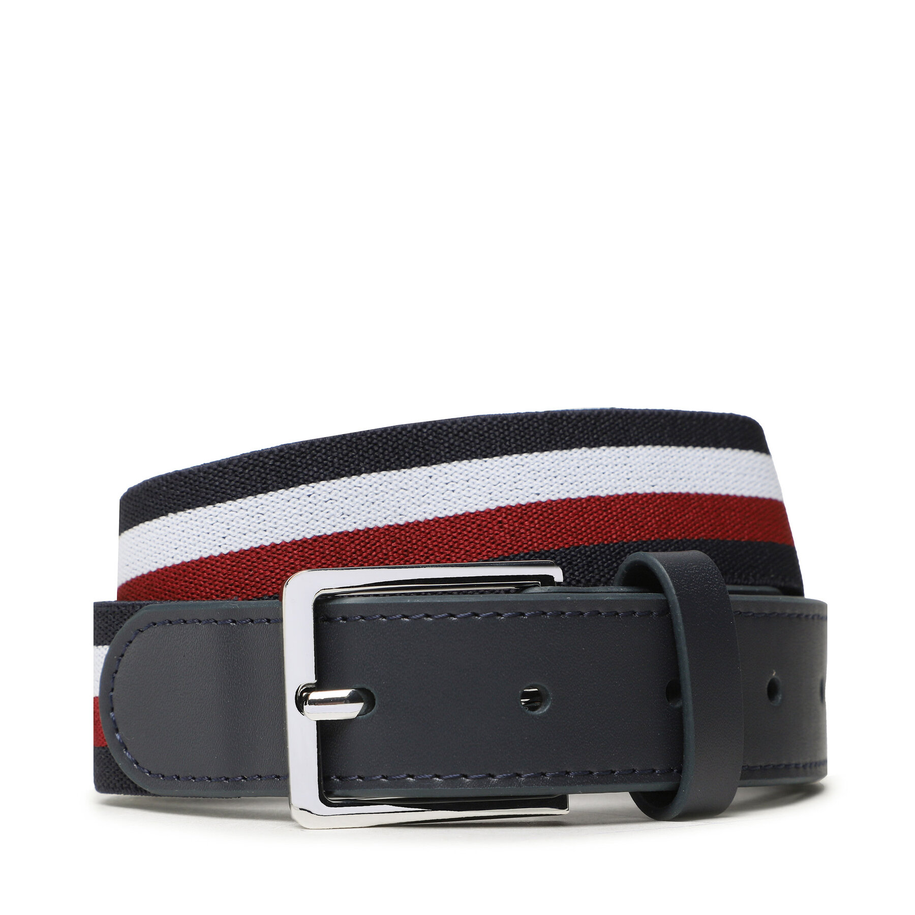 Kindergürtel Tommy Hilfiger Elasticated Leather Belt AU0AU01742 Dunkelblau von Tommy Hilfiger