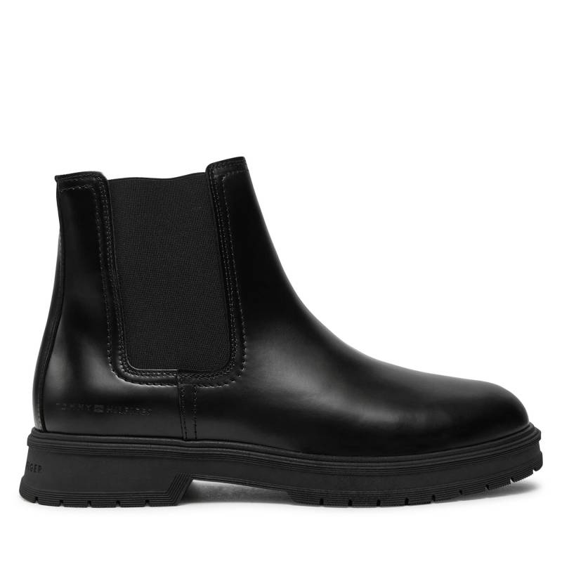 Klassische Stiefeletten Tommy Hilfiger Hilfiger Abrasiv Warm Lth Chels FM0FM05176 Schwarz von Tommy Hilfiger