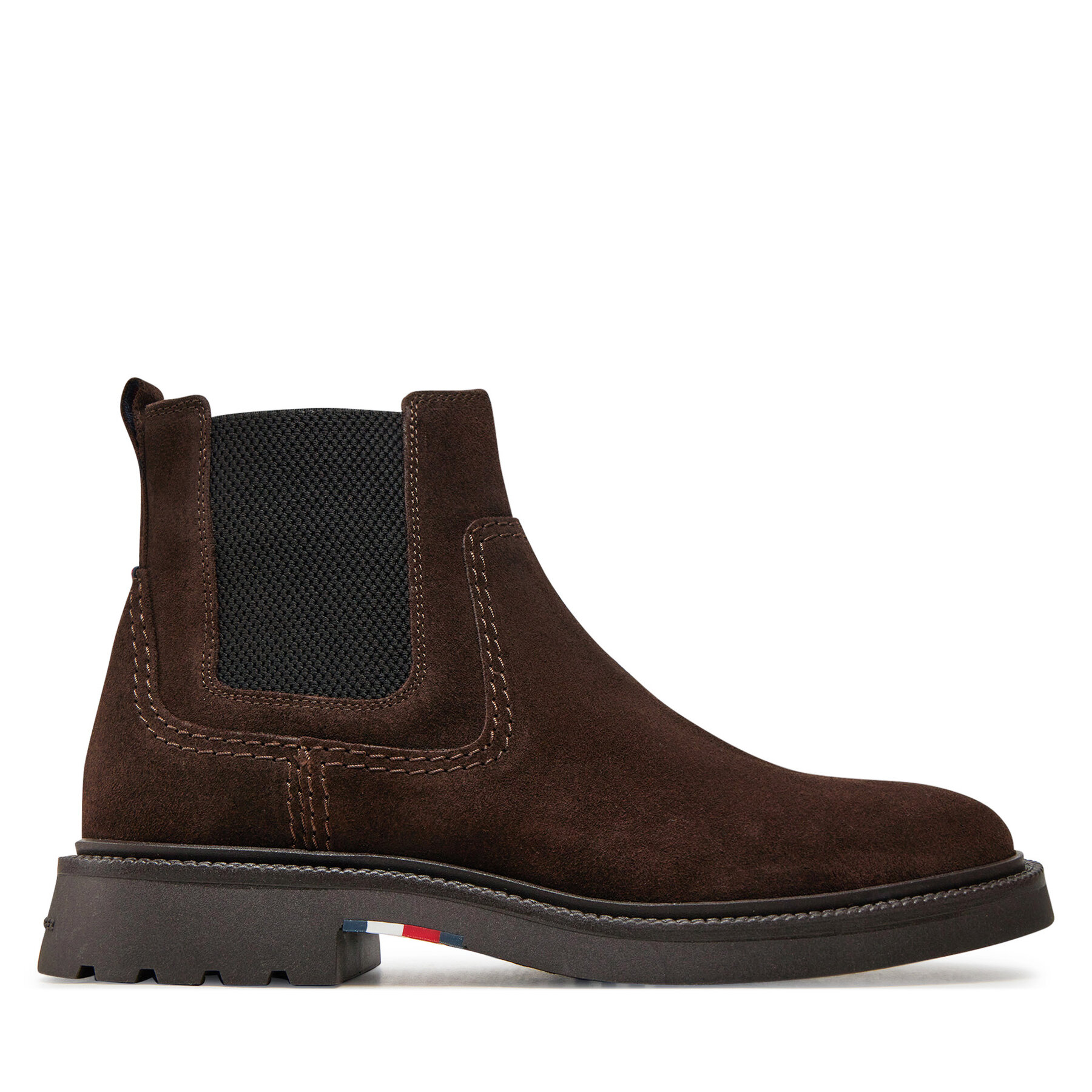 Klassische Stiefeletten Tommy Hilfiger Light Hilfiger Suede Chelsea FM0FM05104 Braun von Tommy Hilfiger