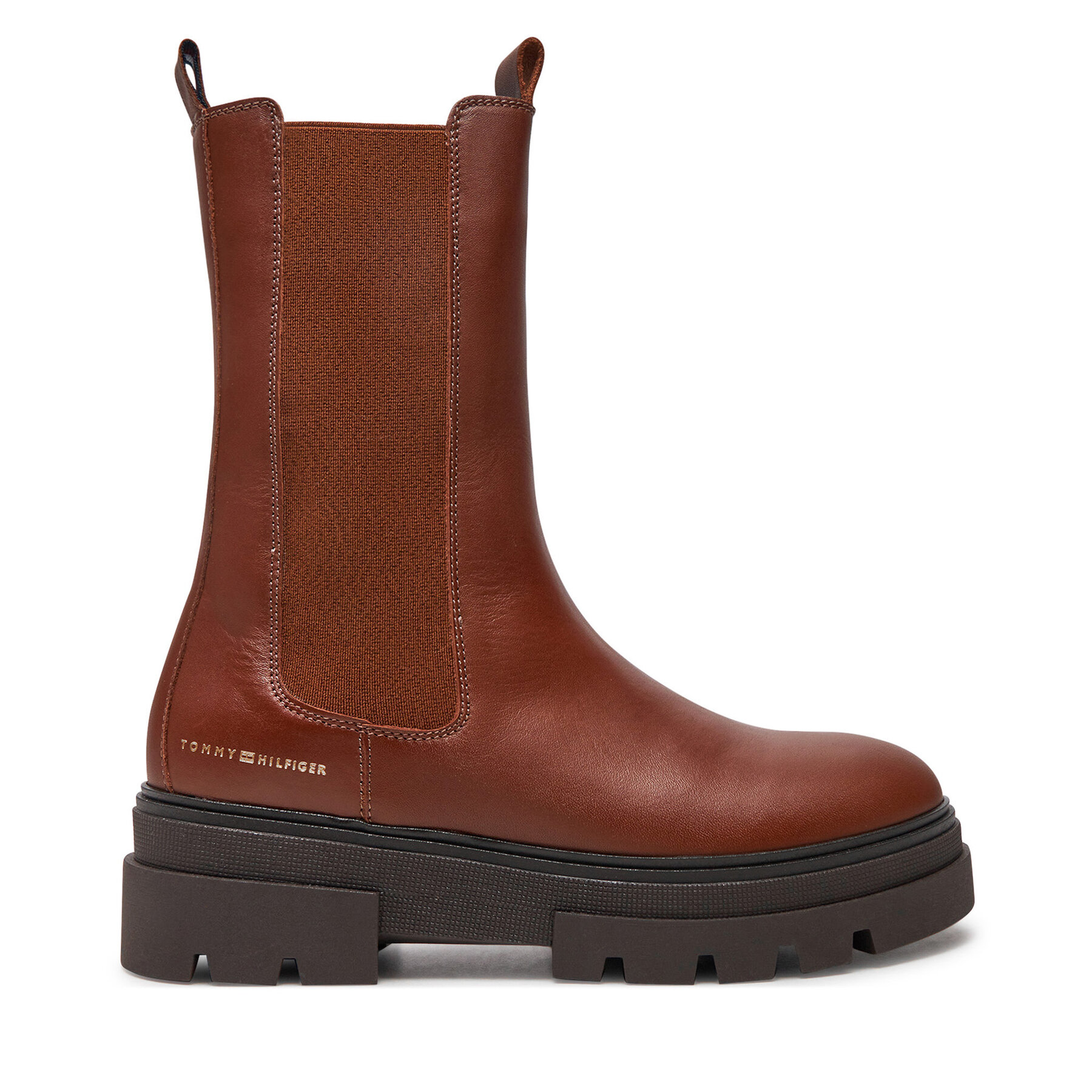 Klassische Stiefeletten Tommy Hilfiger Monochromatic Chelsea Boot FW0FW06730 Braun von Tommy Hilfiger