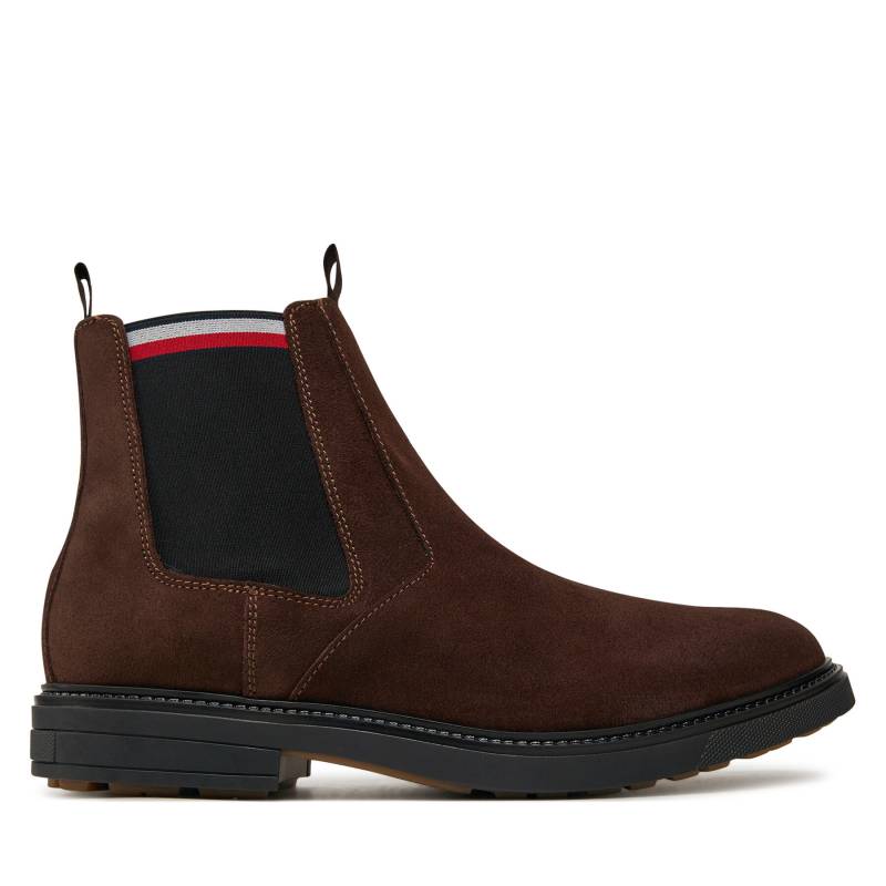 Klassische Stiefeletten Tommy Hilfiger Outdoor Suede Chelsea FM0FM05191 Braun von Tommy Hilfiger