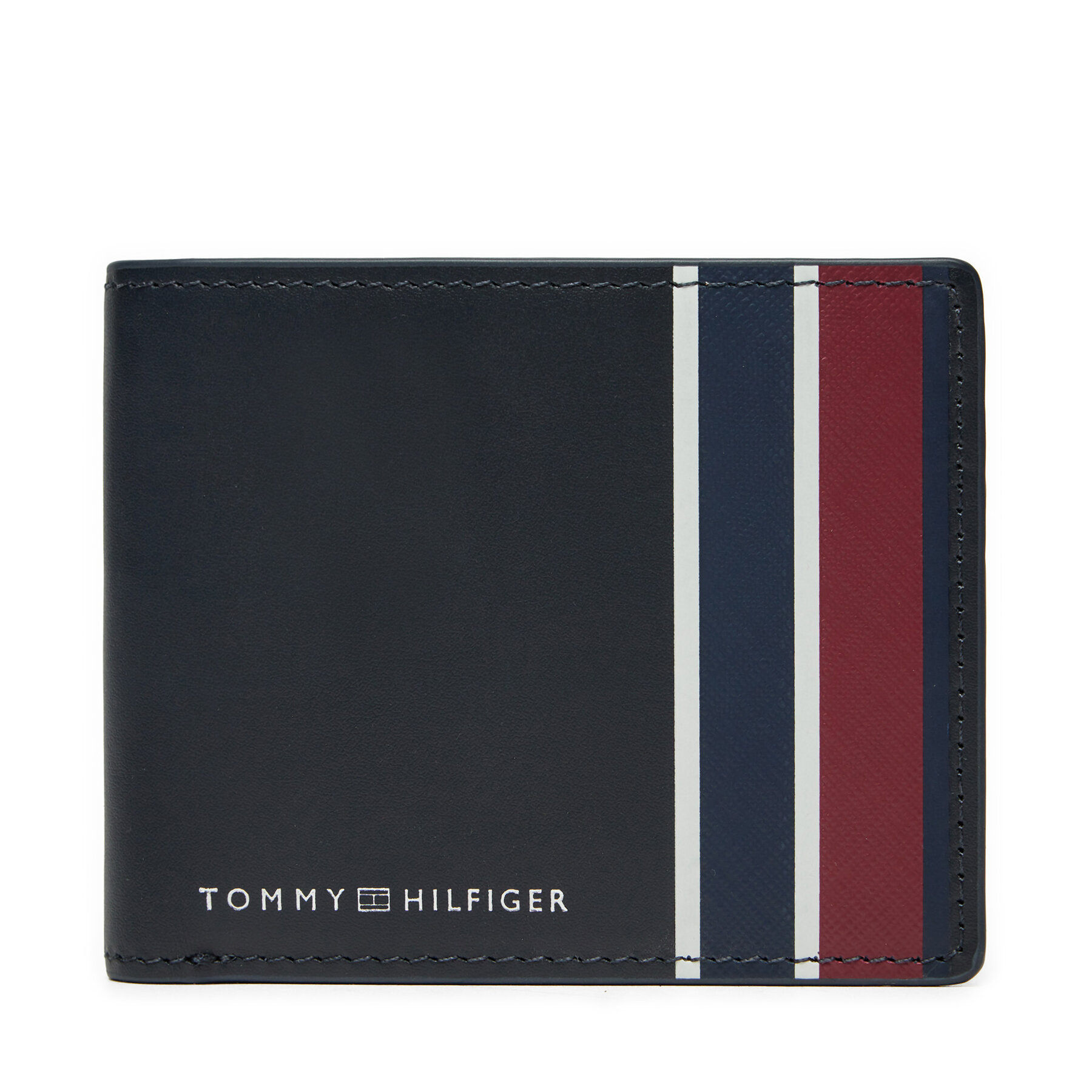 Kleine Herren Geldbörse Tommy Hilfiger Th Corp Mini Cc AM0AM12779 Dunkelblau von Tommy Hilfiger