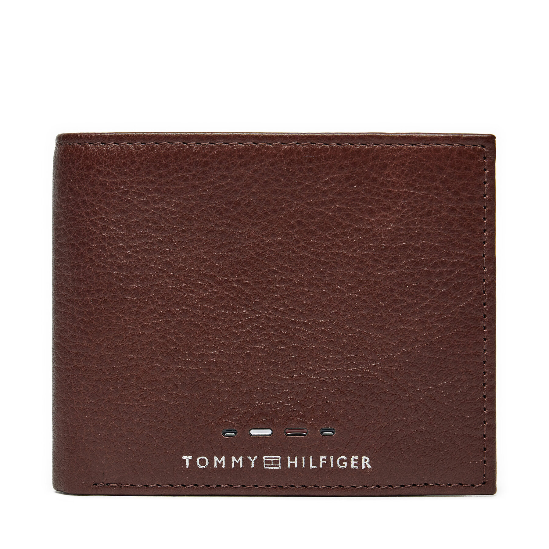 Kleine Herren Geldbörse Tommy Hilfiger Th Premium Mini Cc Wallet AM0AM12781 Braun von Tommy Hilfiger