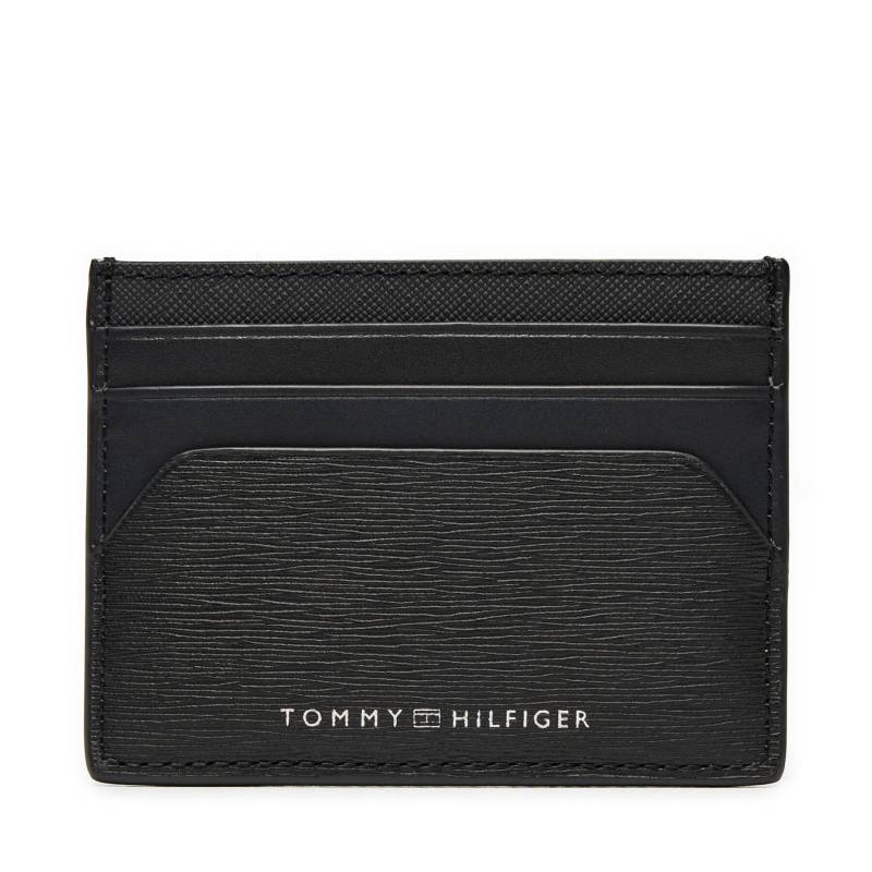 Kreditkartenetui Tommy Hilfiger Premium Business Leather Card Holder AM0AM12510 Schwarz von Tommy Hilfiger