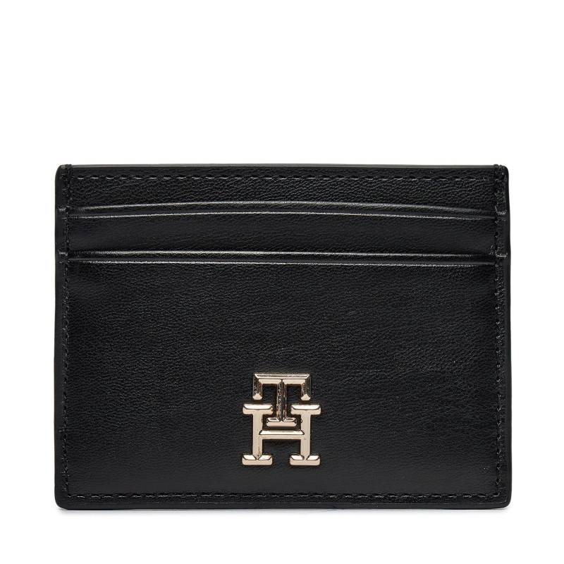 Kreditkartenetui Tommy Hilfiger Th Central Cc And Coin Schwarz von Tommy Hilfiger