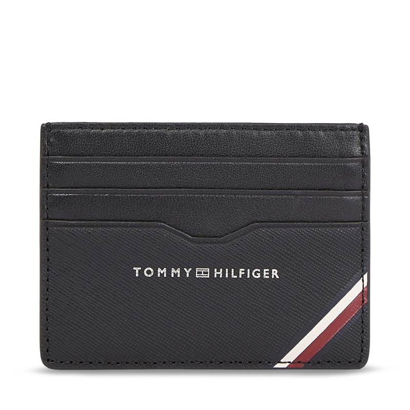 Kreditkartenetui Tommy Hilfiger Th Central Cc Holder AM0AM11583 Schwarz von Tommy Hilfiger