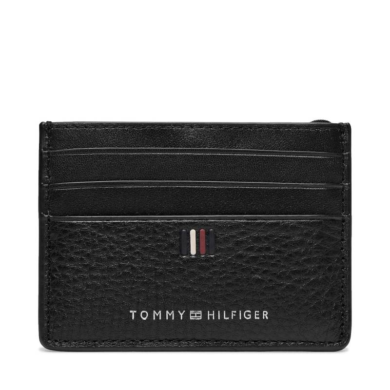 Kreditkartenetui Tommy Hilfiger Th Central Cc Holder AM0AM11858 Schwarz von Tommy Hilfiger