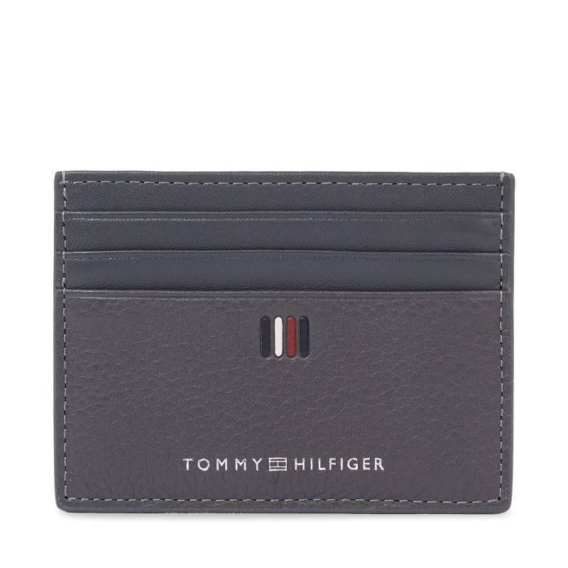 Kreditkartenetui Tommy Hilfiger Th Central Cc Holder AM0AM11858 Grau von Tommy Hilfiger