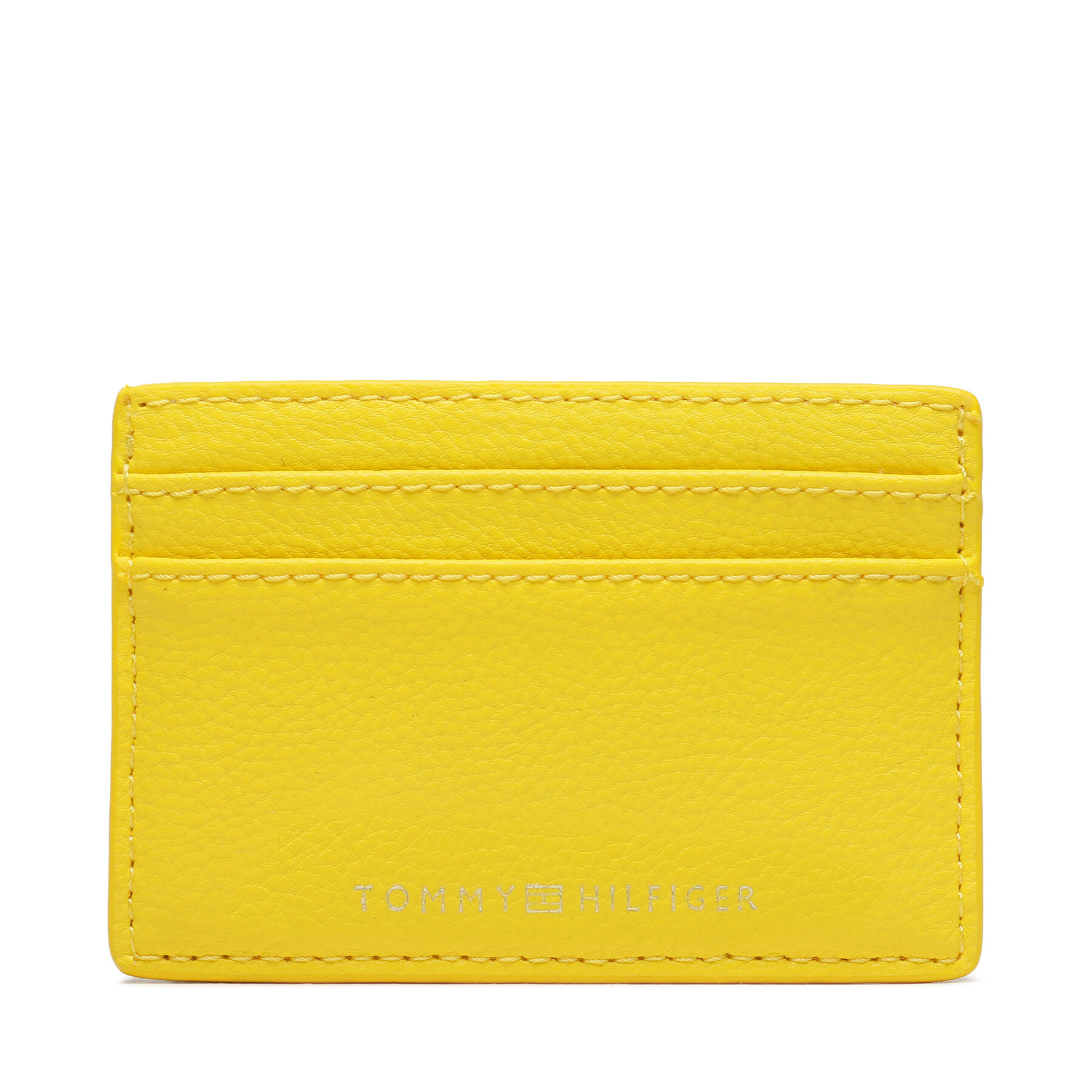 Kreditkartenetui Tommy Hilfiger Th Contemporary Cc Holder AW0AW14894 Gelb von Tommy Hilfiger