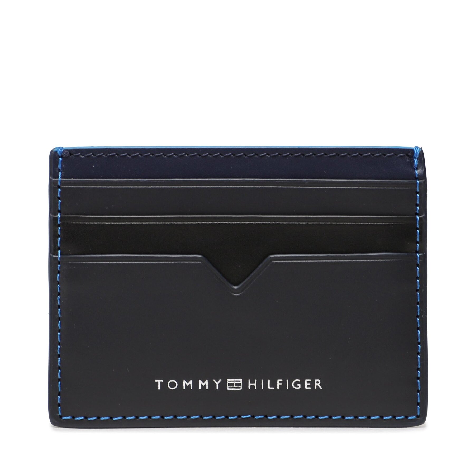 Kreditkartenetui Tommy Hilfiger Th Modern Lather Cc Holder AM0AM10994 Dunkelblau von Tommy Hilfiger