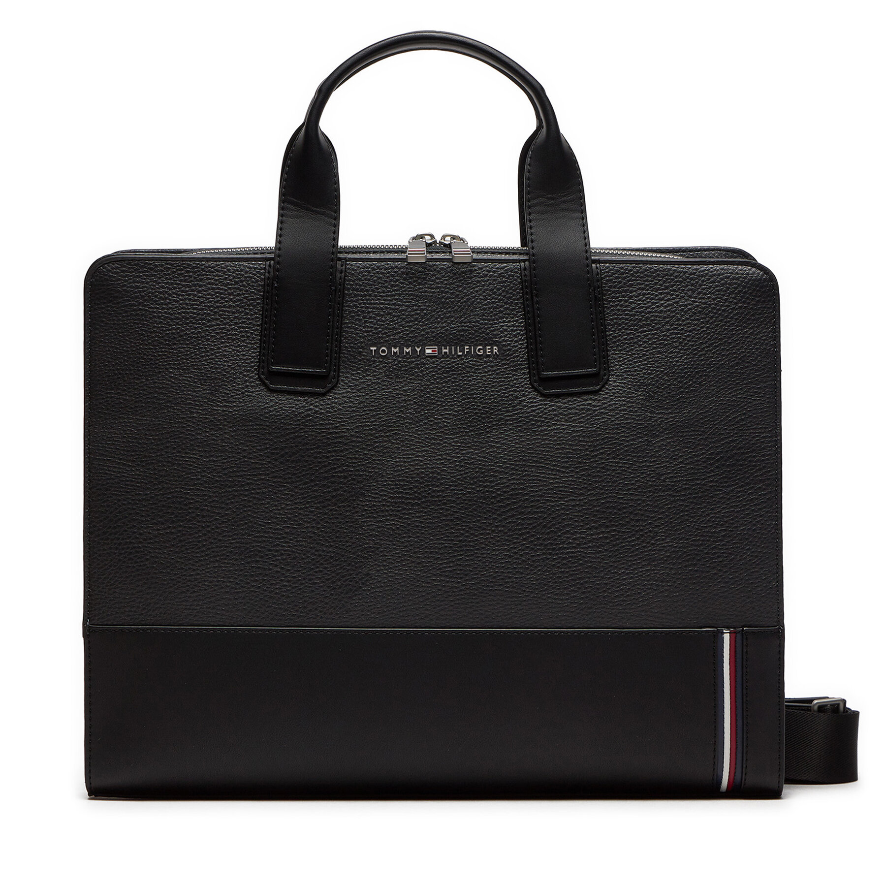 Laptoptasche Tommy Hilfiger Th Central Slim Computer Bag AM0AM12447 Grau von Tommy Hilfiger