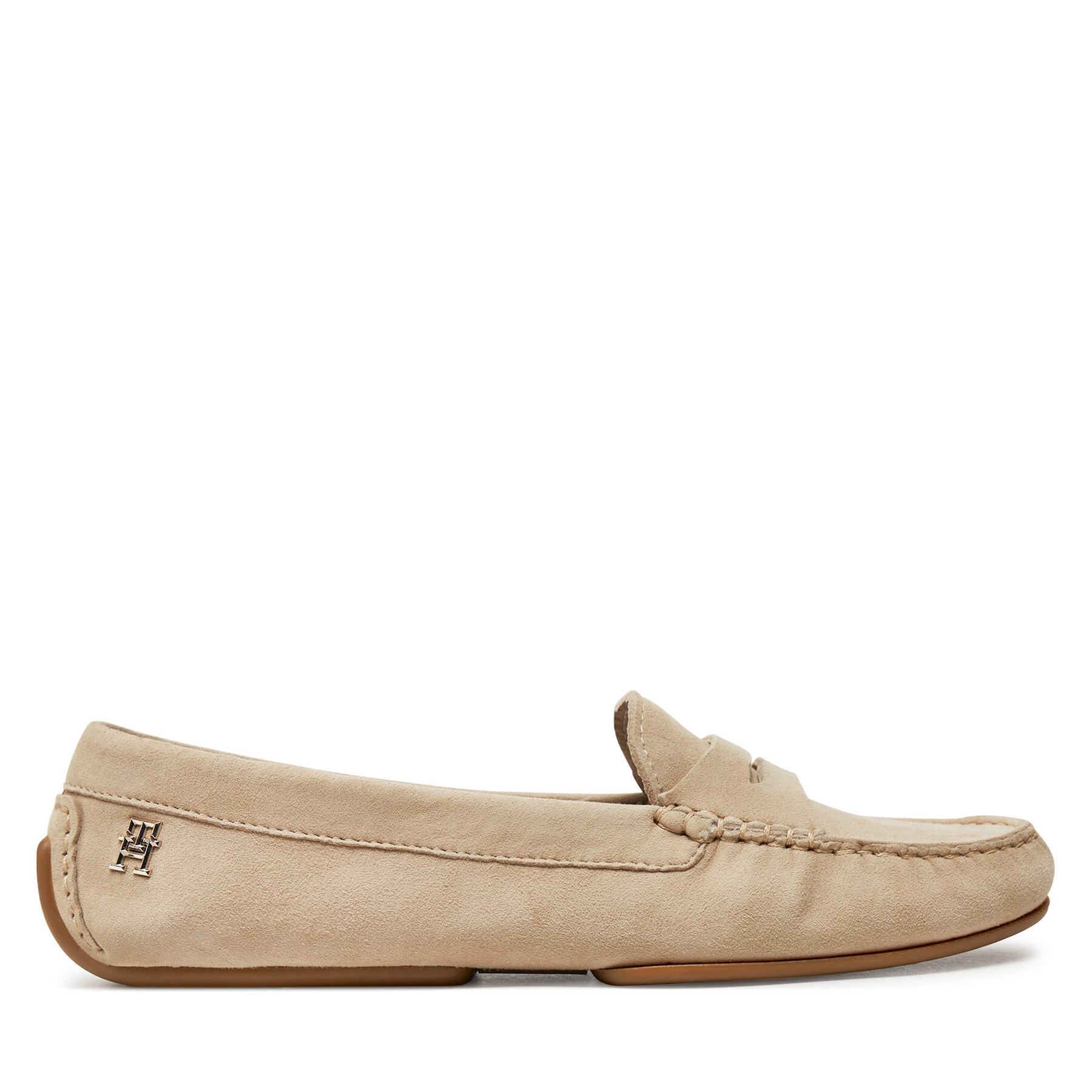 Mokassins Tommy Hilfiger Th Suede Driver Loafer FW0FW08563 Beige von Tommy Hilfiger