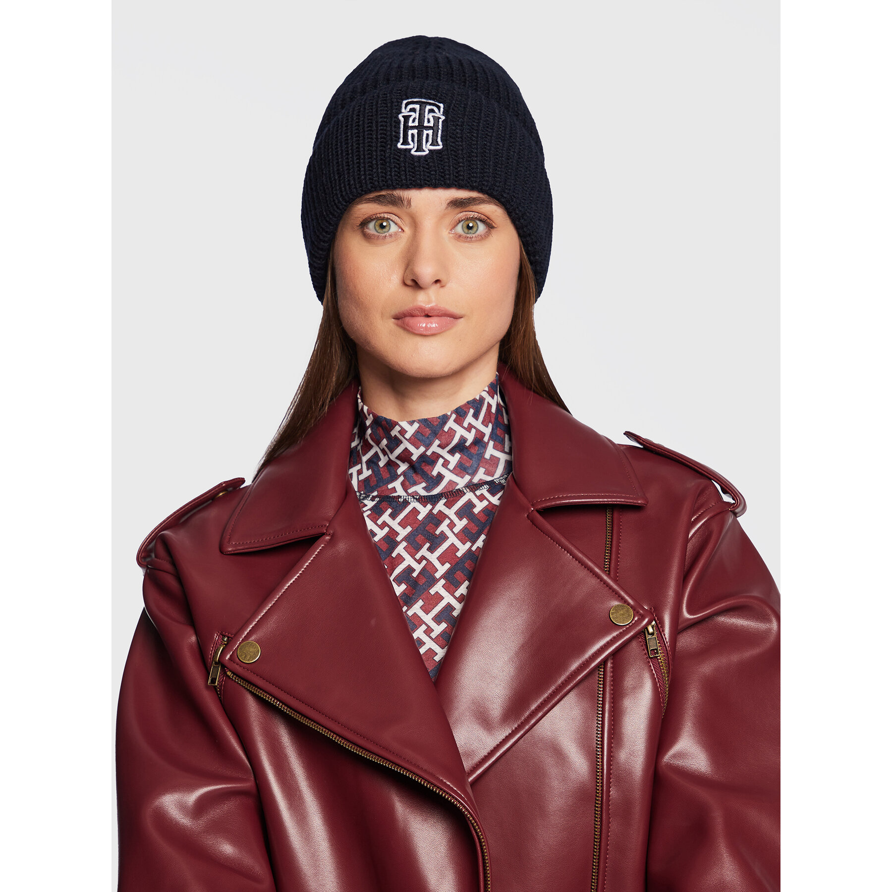 Mütze Tommy Hilfiger AW0AW14032 Dunkelblau von Tommy Hilfiger