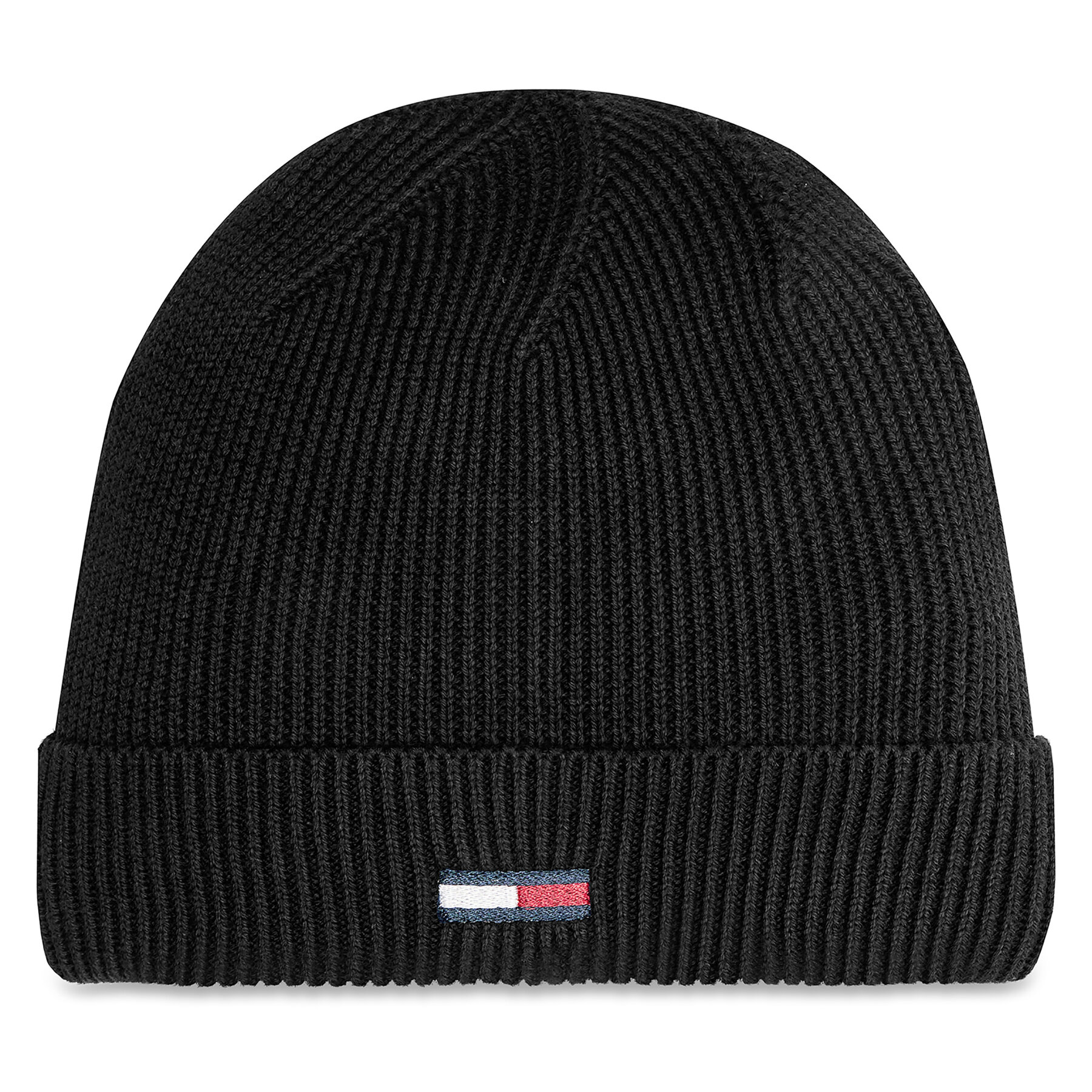 Mütze Tommy Hilfiger Elongated Flag AW0AW16777 Schwarz von Tommy Hilfiger