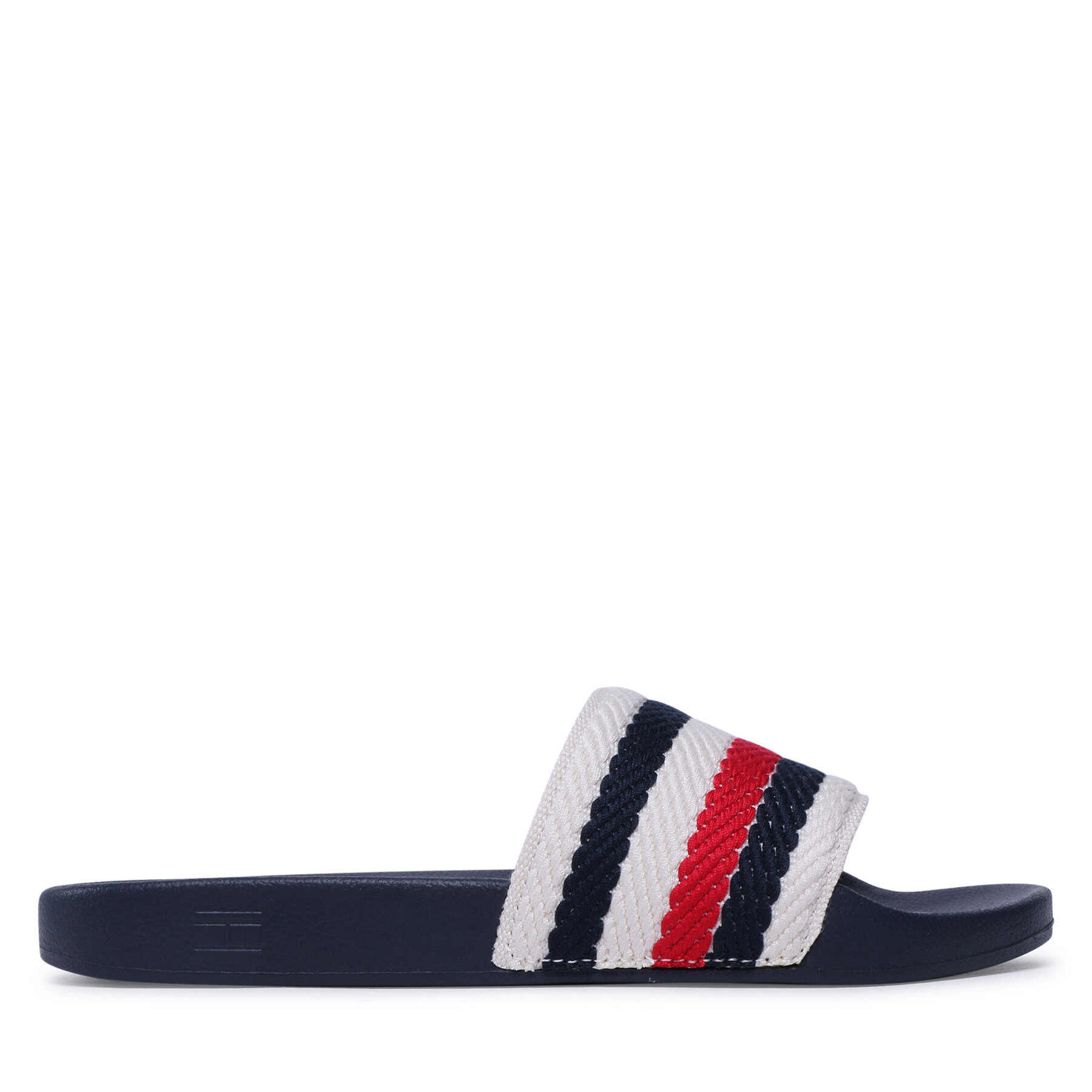 Pantoletten Tommy Hilfiger Essential Pool Slide FW0FW07151 Écru von Tommy Hilfiger