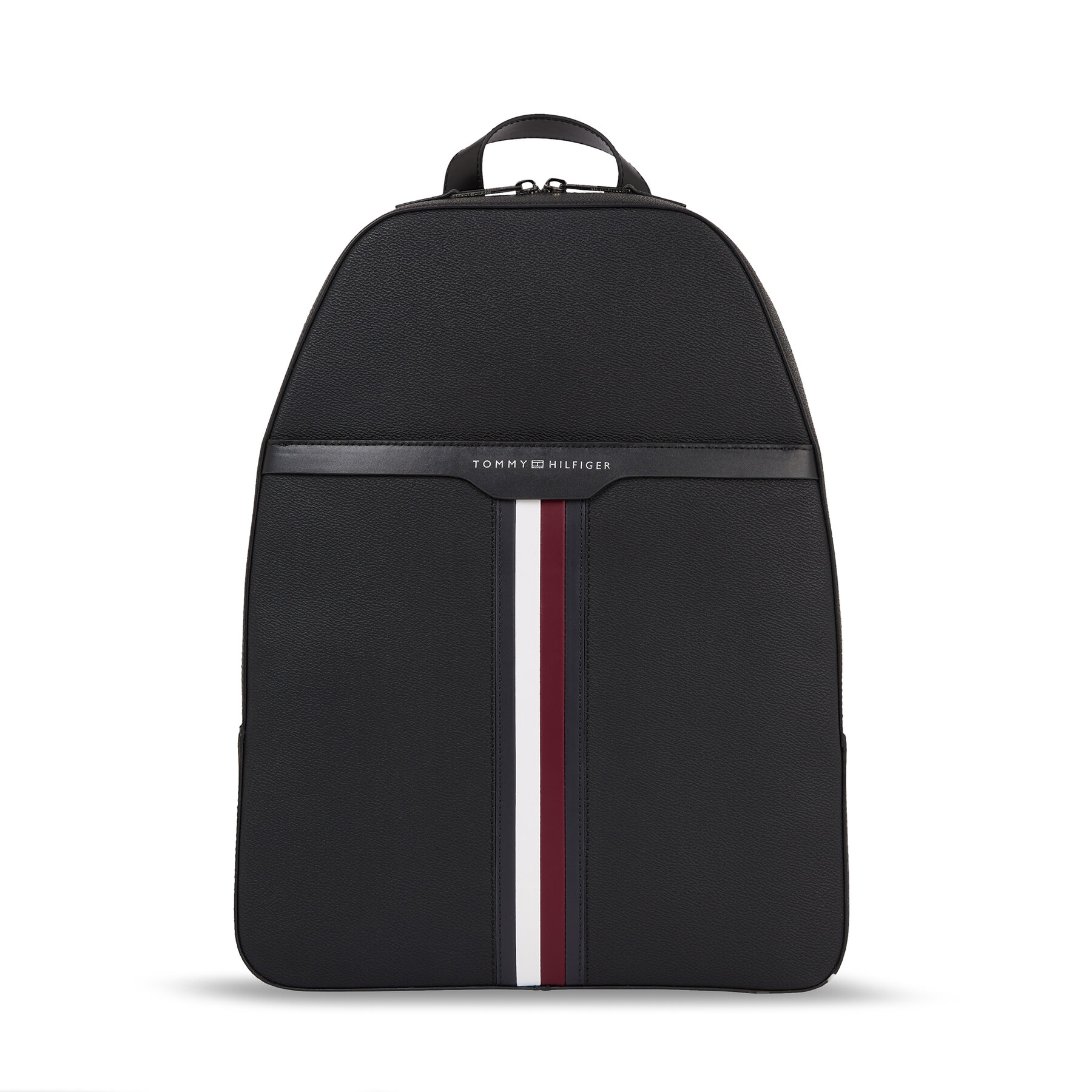 Rucksack Tommy Hilfiger Th Coated Canvas Backpack AM0AM11533 Schwarz von Tommy Hilfiger