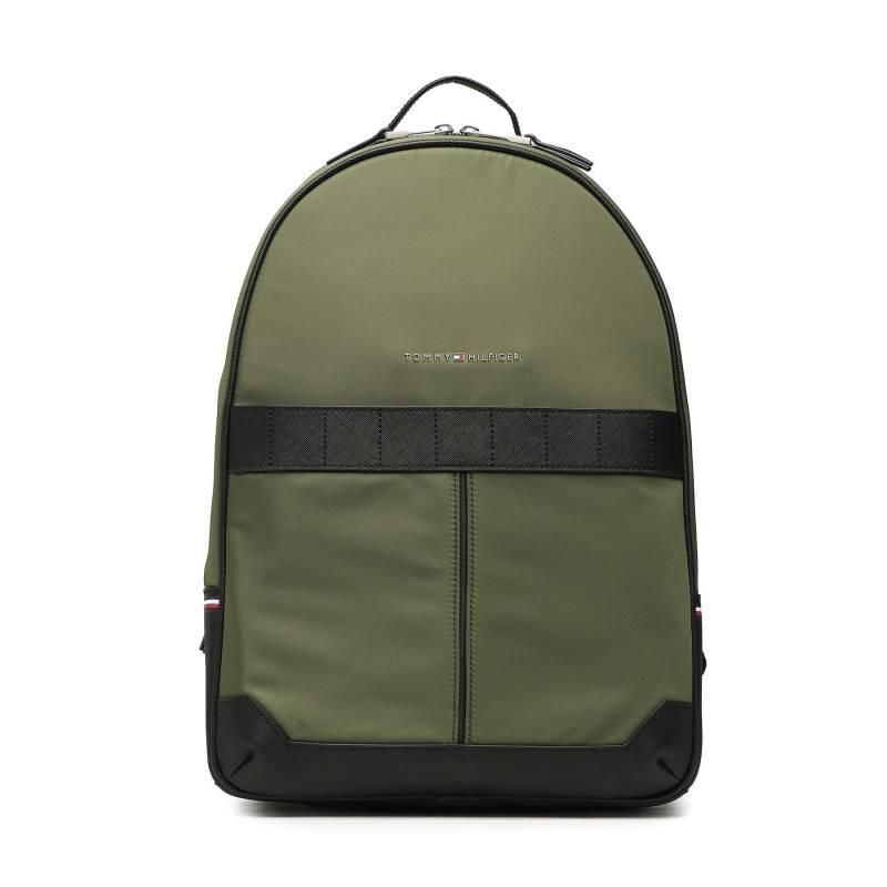 Rucksack Tommy Hilfiger Th Elevated Nylon Backpack AM0AM10939 Grün von Tommy Hilfiger