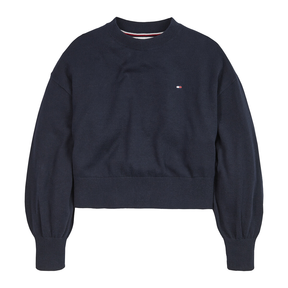 Rundhals-Sweatshirt mit Puffärmeln von Tommy Hilfiger