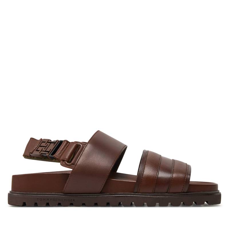 Sandalen Tommy Hilfiger Elevated Th Buckle Lth Sandal FM0FM05007 Braun von Tommy Hilfiger