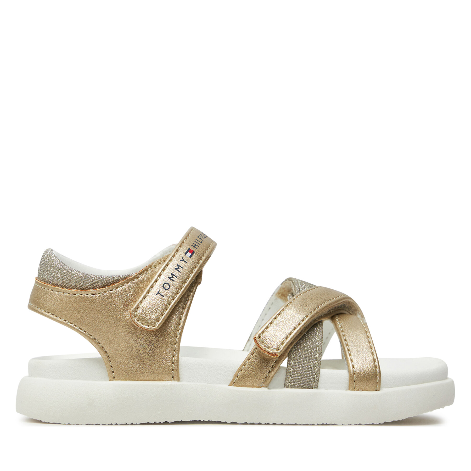 Sandalen Tommy Hilfiger T1A2-33236-0569 S Goldfarben von Tommy Hilfiger