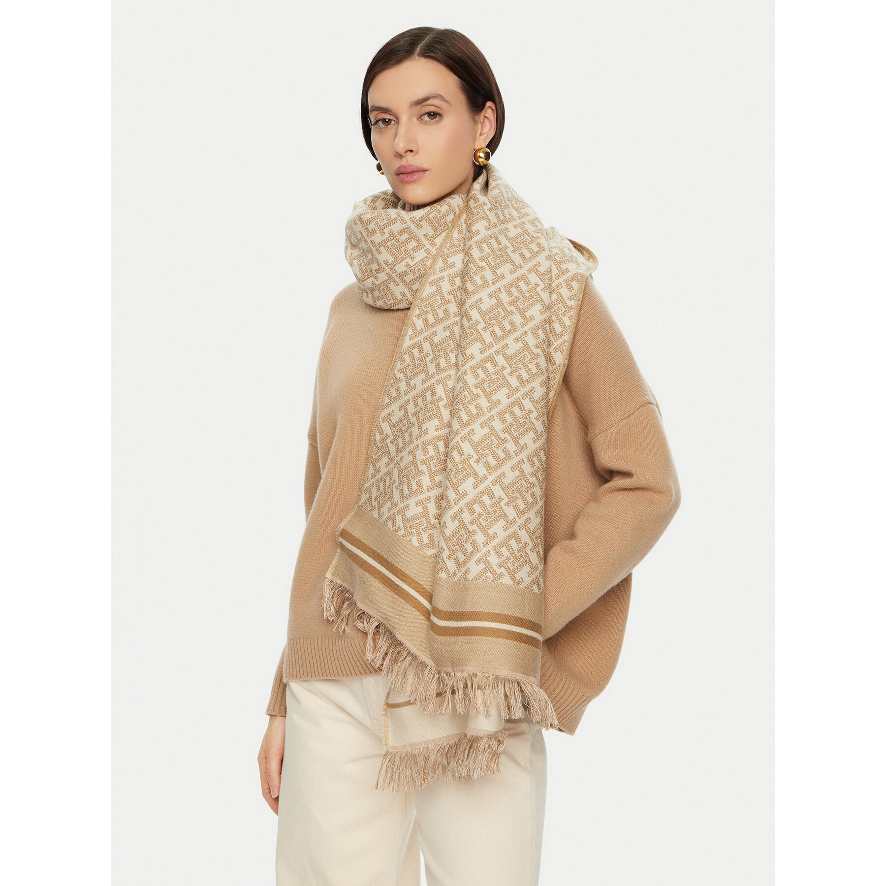 Schal Tommy Hilfiger Monoplay AW0AW16856 Beige Schal Tommy Hilfiger Monoplay AW0AW16856 Beige von Tommy Hilfiger