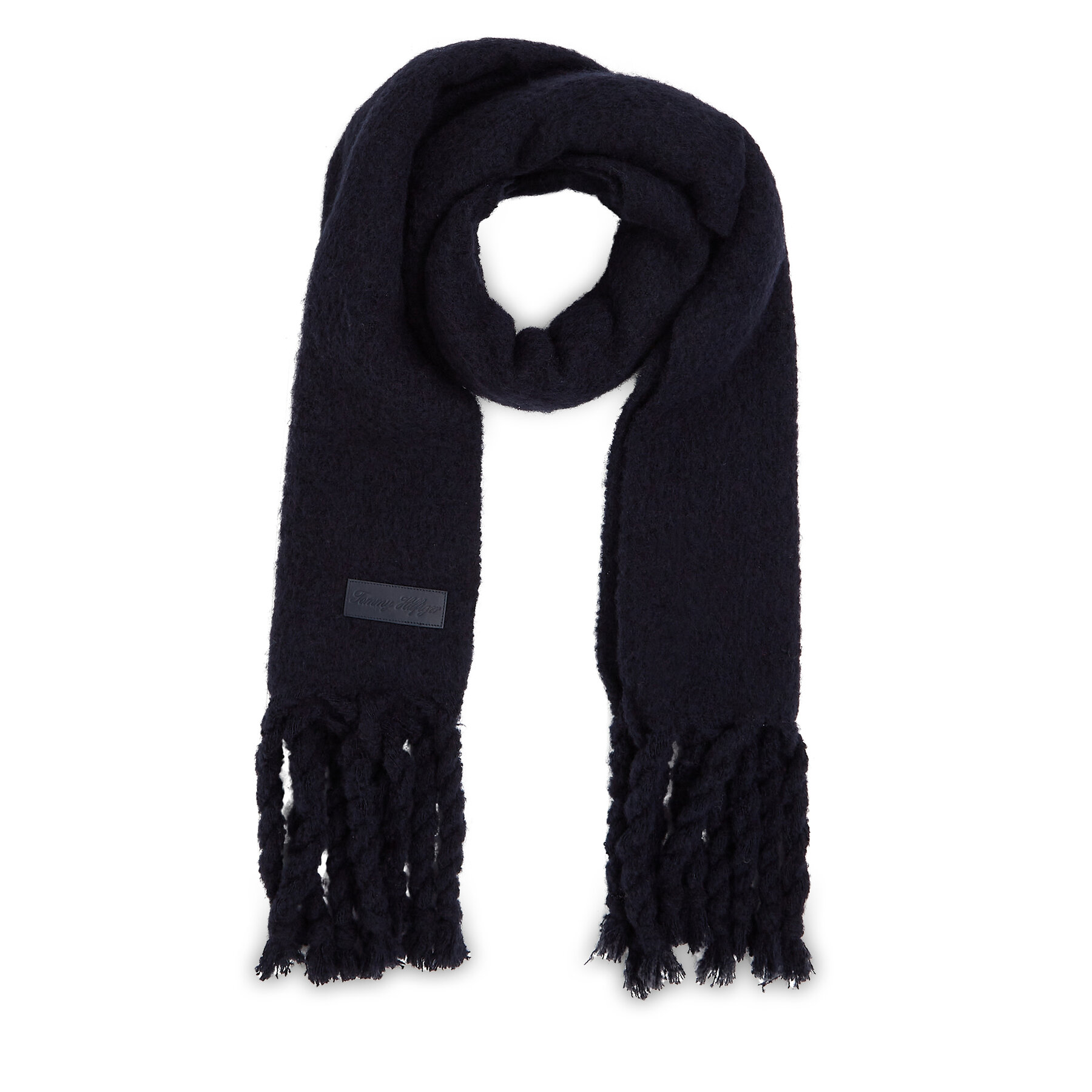 Schal Tommy Hilfiger Tommy Twist Scarf AW0AW15530 Dunkelblau von Tommy Hilfiger