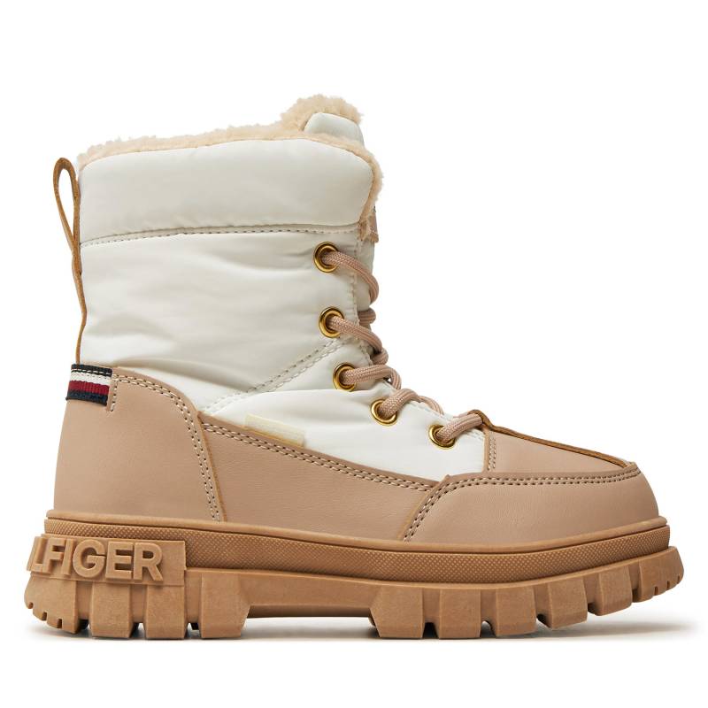 Schneeschuhe Tommy Hilfiger Fur Boot T3A5-33609-1695 M Beige von Tommy Hilfiger