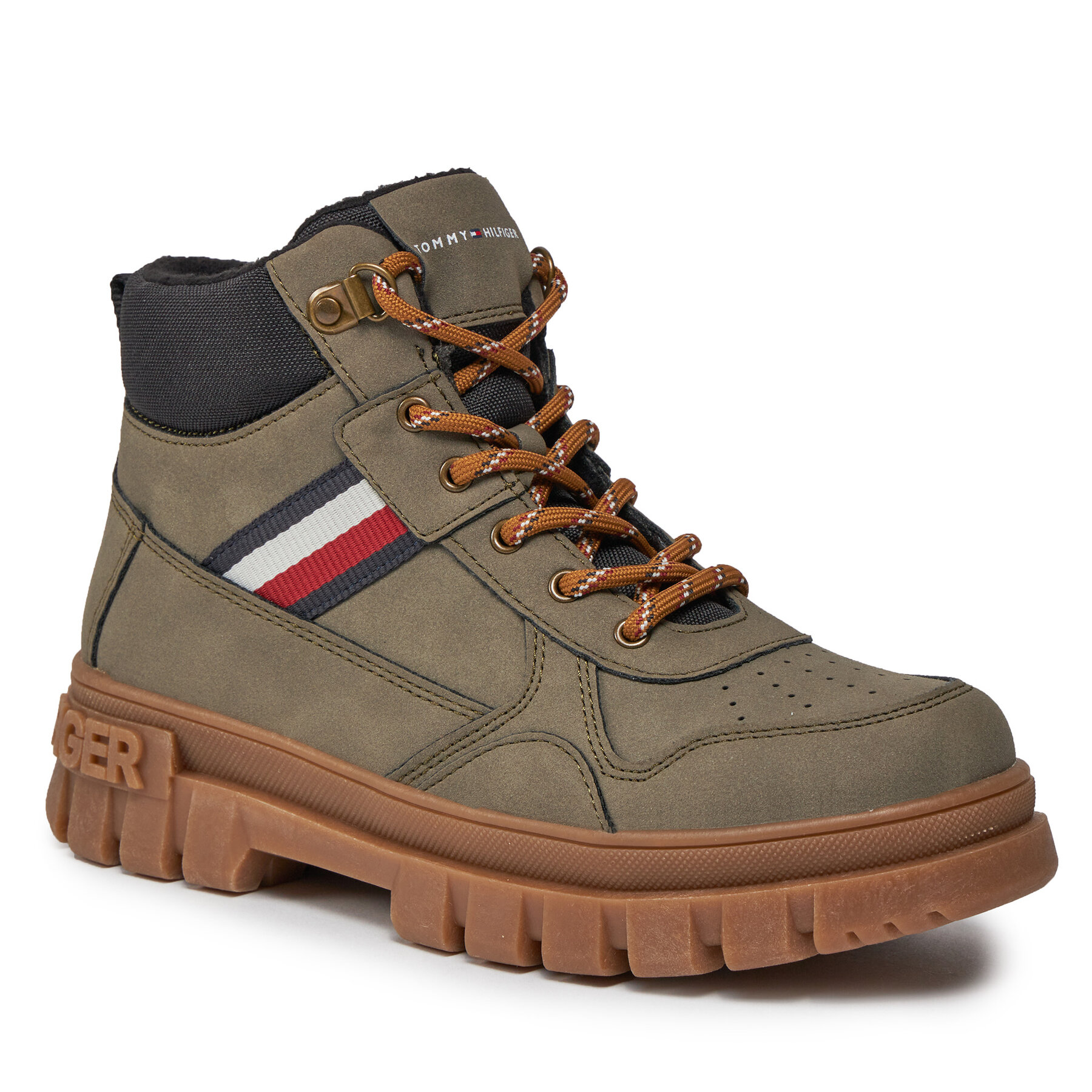 Schnürschuhe Tommy Hilfiger T3B5-33157-0316409 S Braun von Tommy Hilfiger