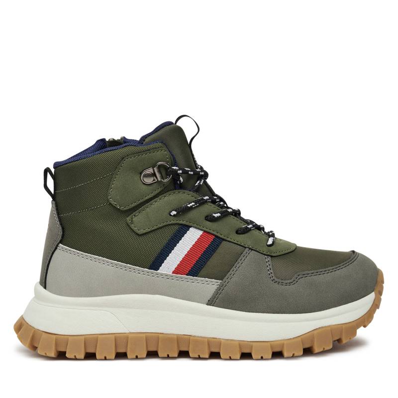 Schnürschuhe Tommy Hilfiger T3B9-33680-1696A S Grün von Tommy Hilfiger