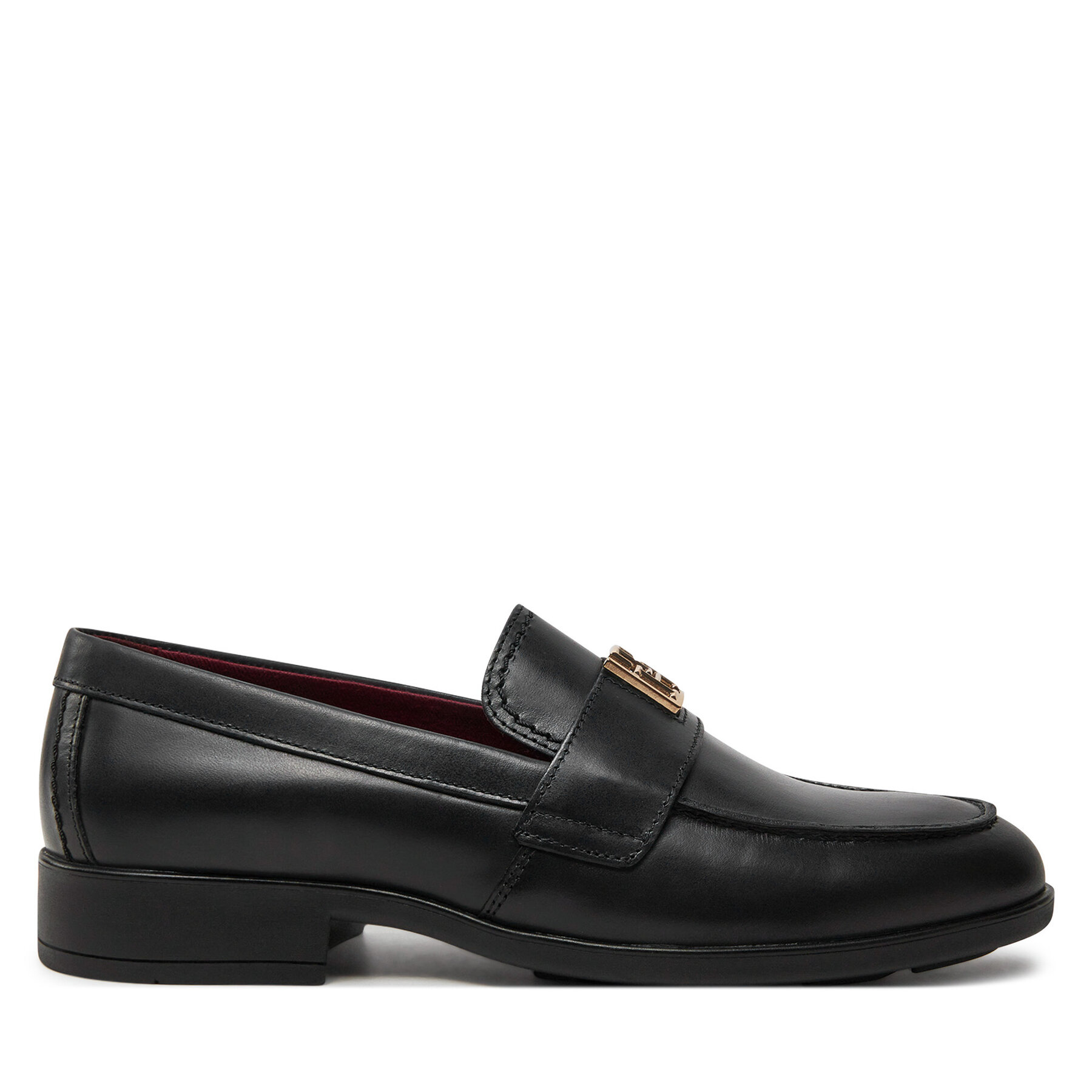 Slipper Tommy Hilfiger Th Leather Classic Loafer FW0FW07961 Schwarz von Tommy Hilfiger