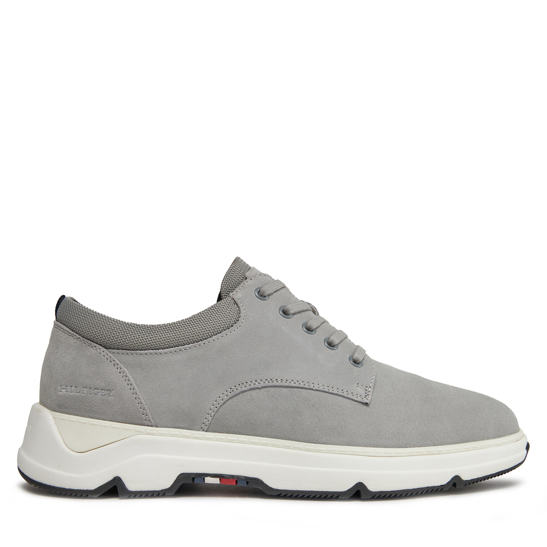 Sneakers Tommy Hilfiger Casual Hilfiger Hybrid Suede FM0FM04996 Silberfarben von Tommy Hilfiger