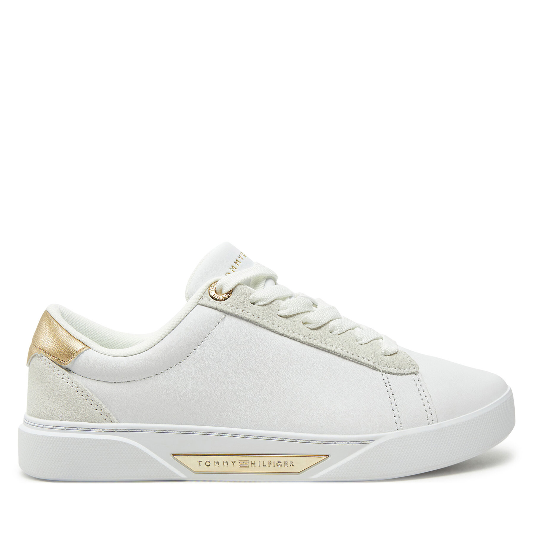 Sneakers Tommy Hilfiger Chic Court Sneaker FW0FW08382 Weiß von Tommy Hilfiger