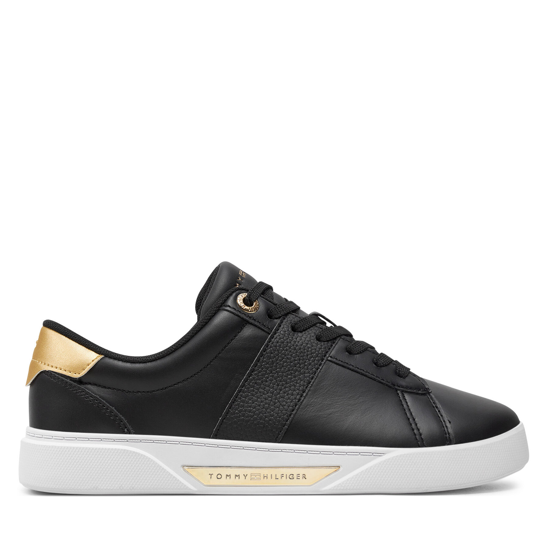 Sneakers Tommy Hilfiger Chic Panel Court Sneaker FW0FW07998 Schwarz von Tommy Hilfiger