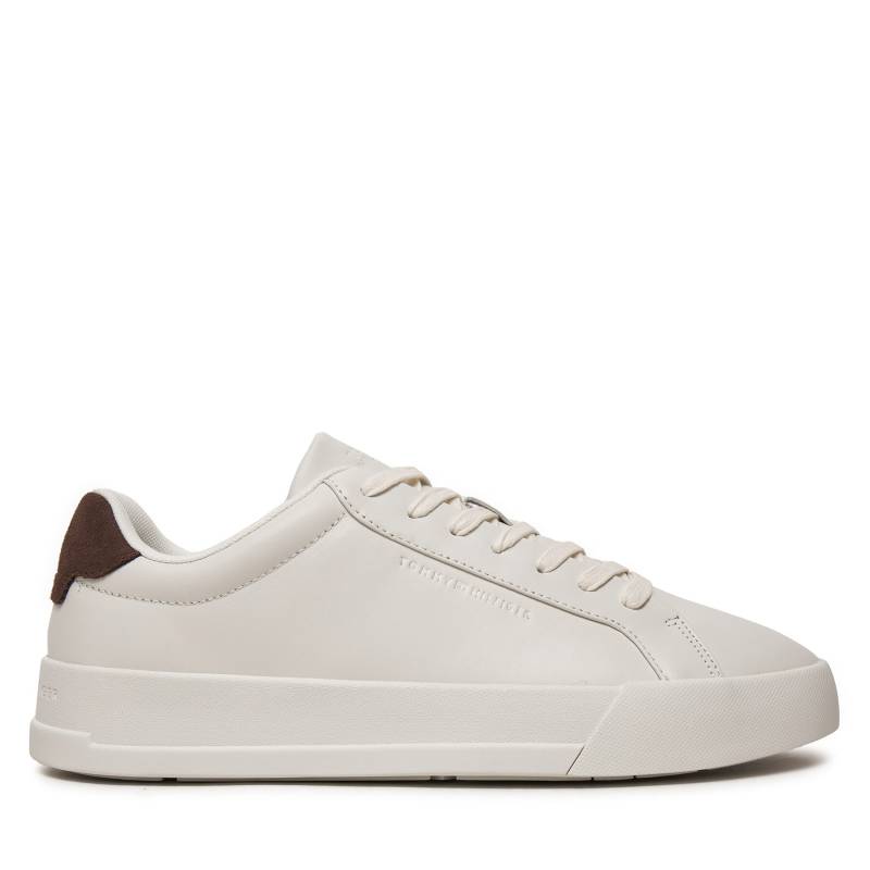 Sneakers Tommy Hilfiger Court Better Lth FM0FM05322 Écru von Tommy Hilfiger