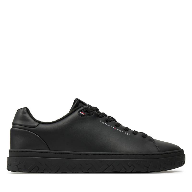 Sneakers Tommy Hilfiger Court Thick Cupsole Leather FM0FM05208 Schwarz von Tommy Hilfiger