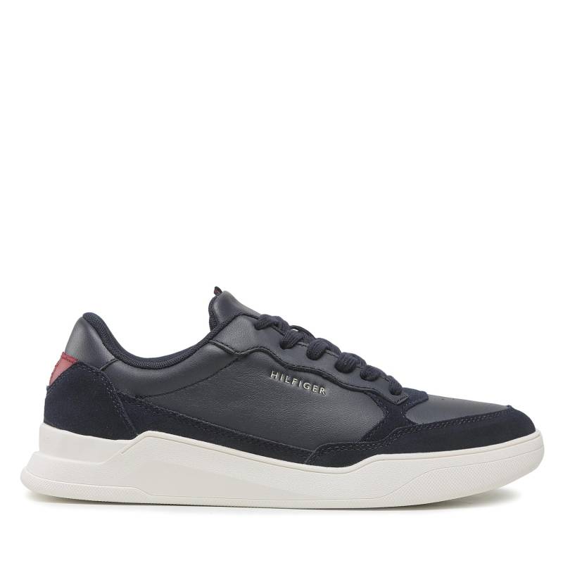 Sneakers Tommy Hilfiger Elevated Cupsole Leather Mix FM0FM04358 Dunkelblau von Tommy Hilfiger