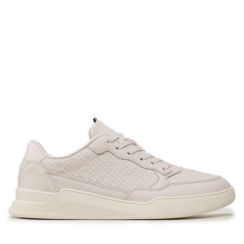 Sneakers Tommy Hilfiger Elevated Cupsole Mono Detail FM0FM04698 Écru von Tommy Hilfiger