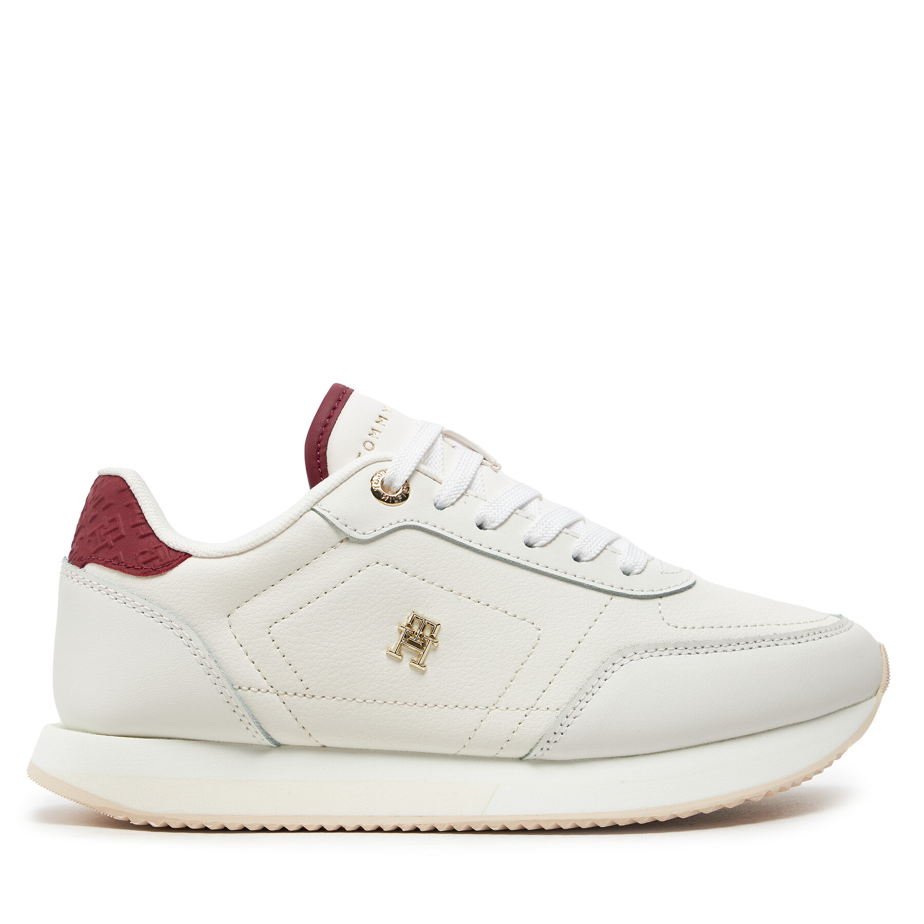 Sneakers Tommy Hilfiger Elevated Essent Runner Monogram FW0FW08285 Weiß von Tommy Hilfiger