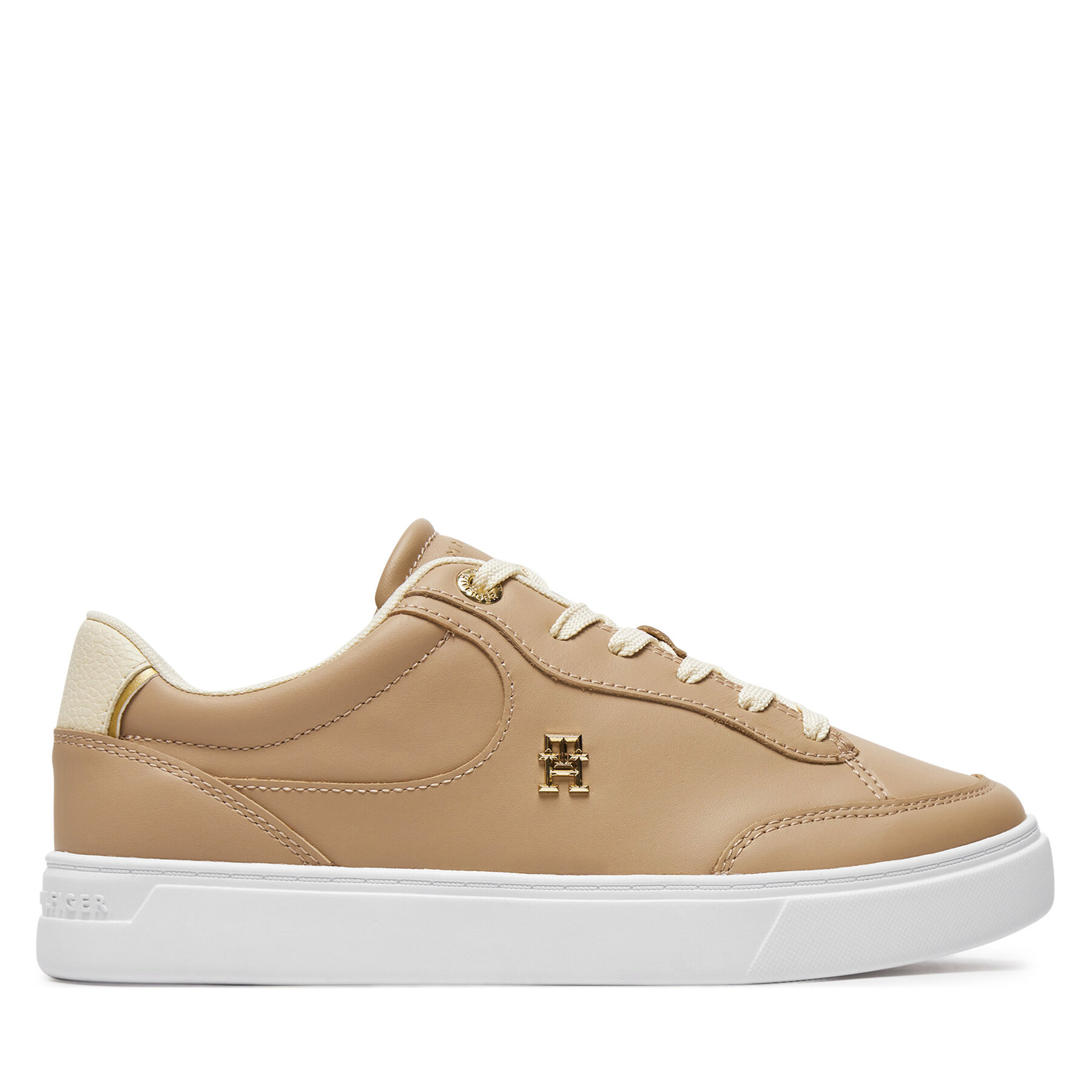 Sneakers Tommy Hilfiger Essential Chic Court Sneaker FW0FW08322 Beige von Tommy Hilfiger