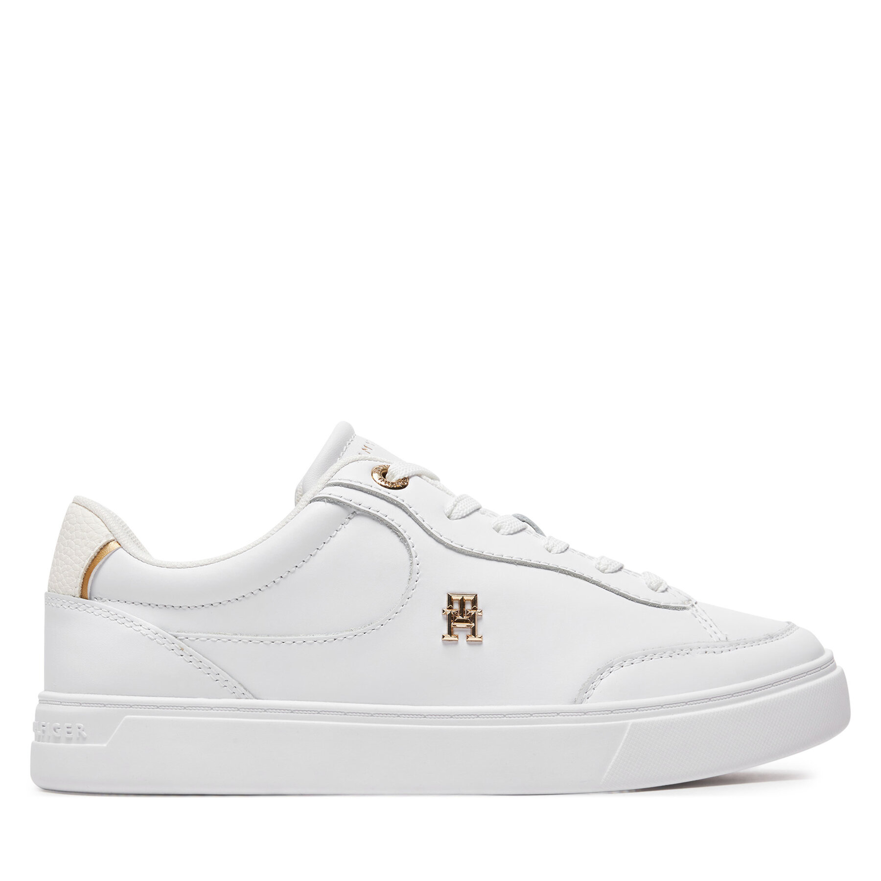 Sneakers Tommy Hilfiger Essential Chic Court Sneaker FW0FW08322 Weiß von Tommy Hilfiger