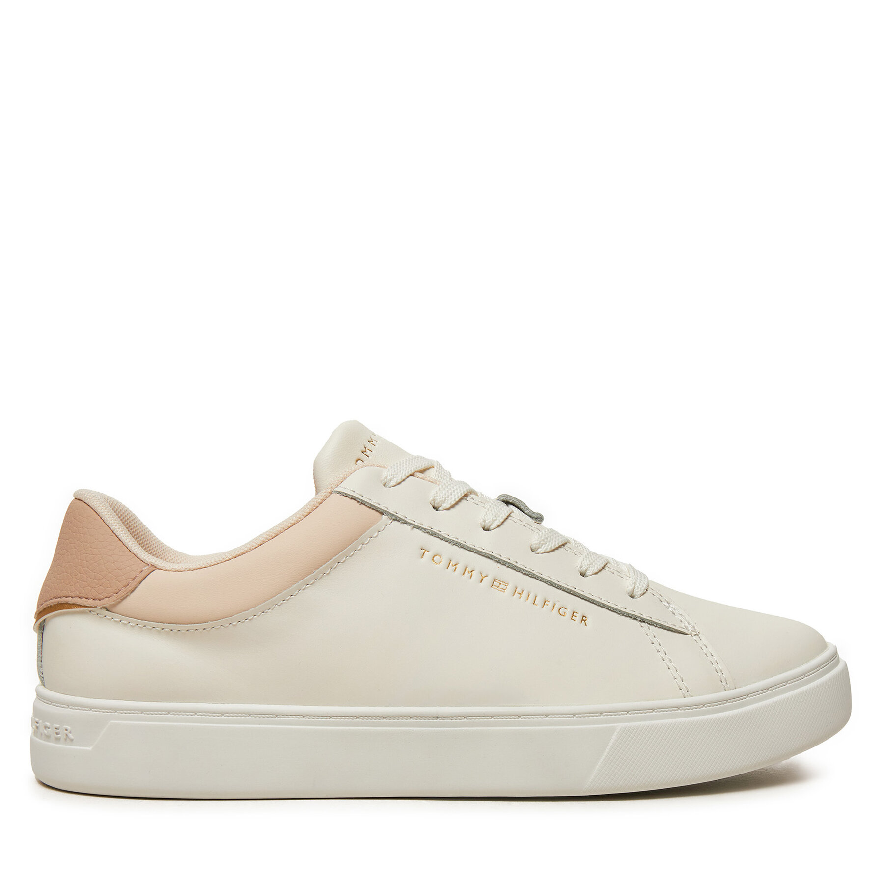 Sneakers Tommy Hilfiger Essential Court FW0FW08320 Beige von Tommy Hilfiger