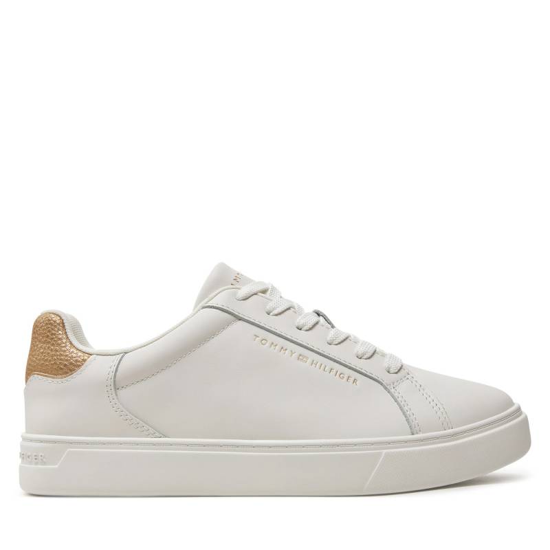 Sneakers Tommy Hilfiger Essential Court FW0FW08350 Écru von Tommy Hilfiger