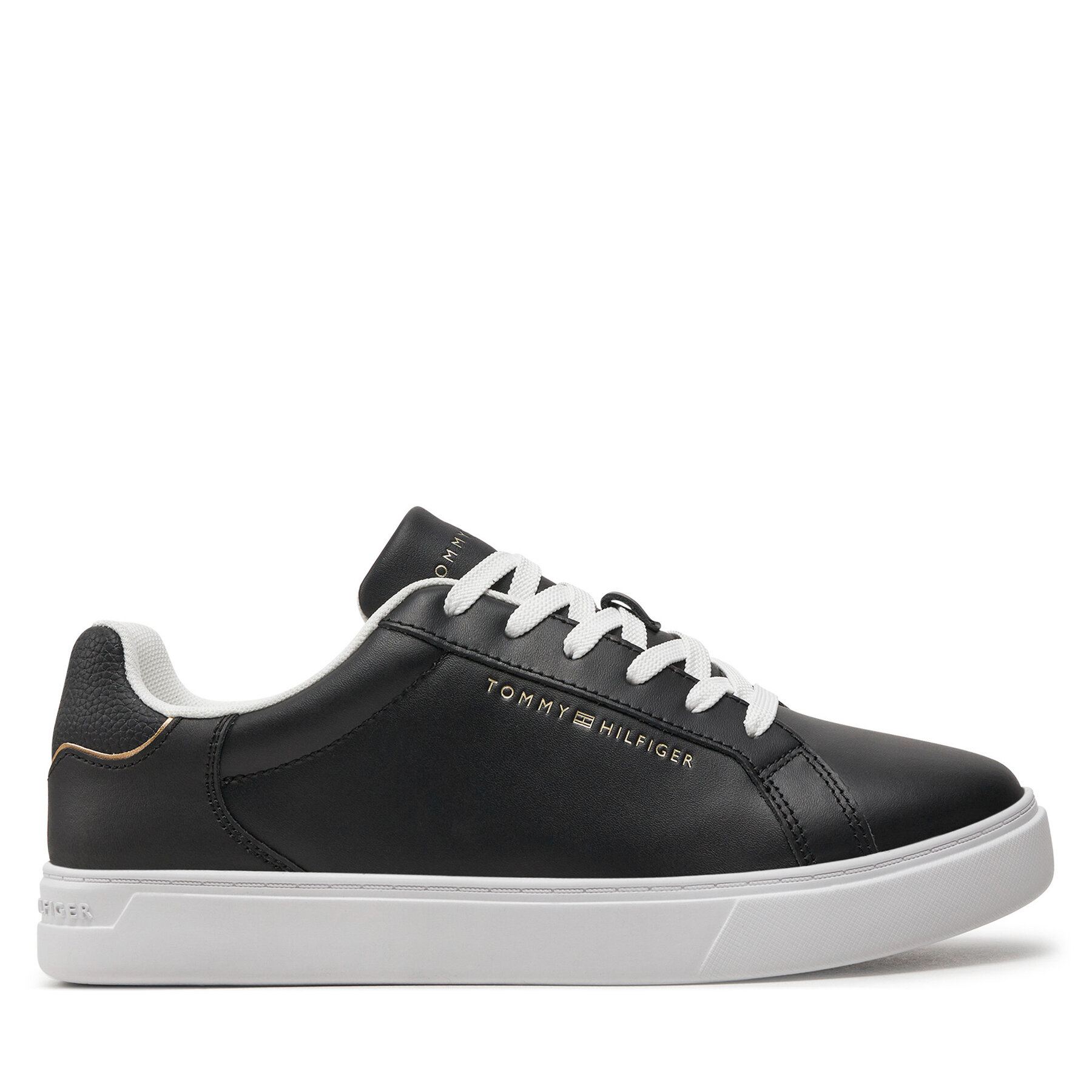 Sneakers Tommy Hilfiger Essential Court Sneaker FW0FW08000 Schwarz von Tommy Hilfiger