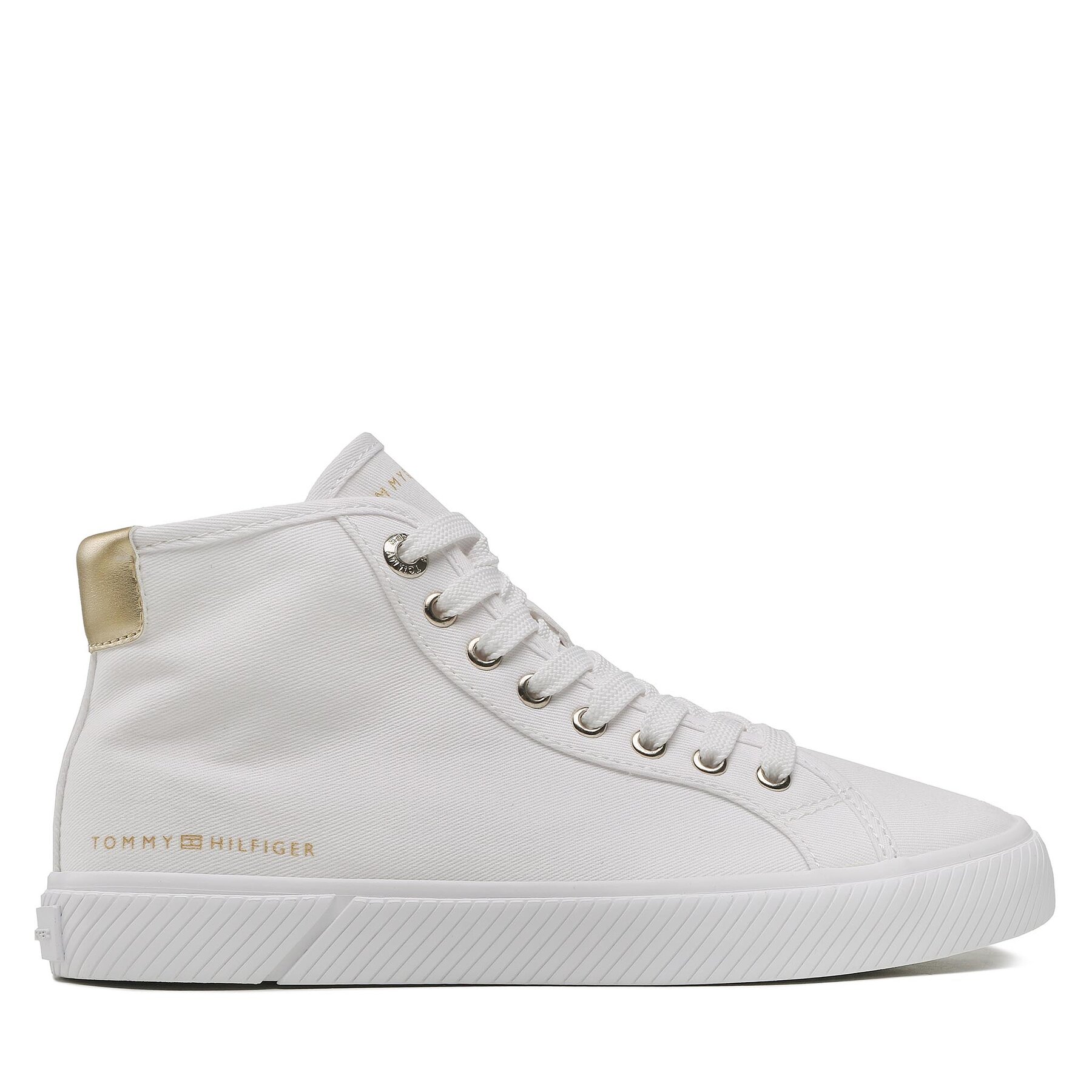 Sneakers Tommy Hilfiger Essential Highcut Sneaker FW0FW07120 Weiß von Tommy Hilfiger