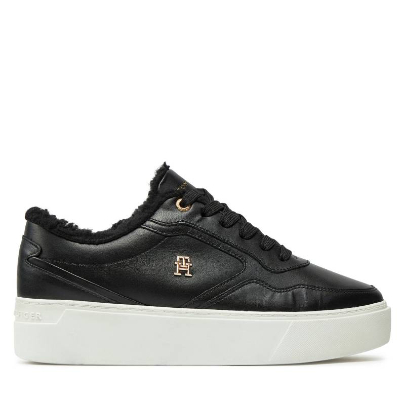 Sneakers Tommy Hilfiger Essential Platform Sneaker Fur FW0FW08349 Schwarz von Tommy Hilfiger