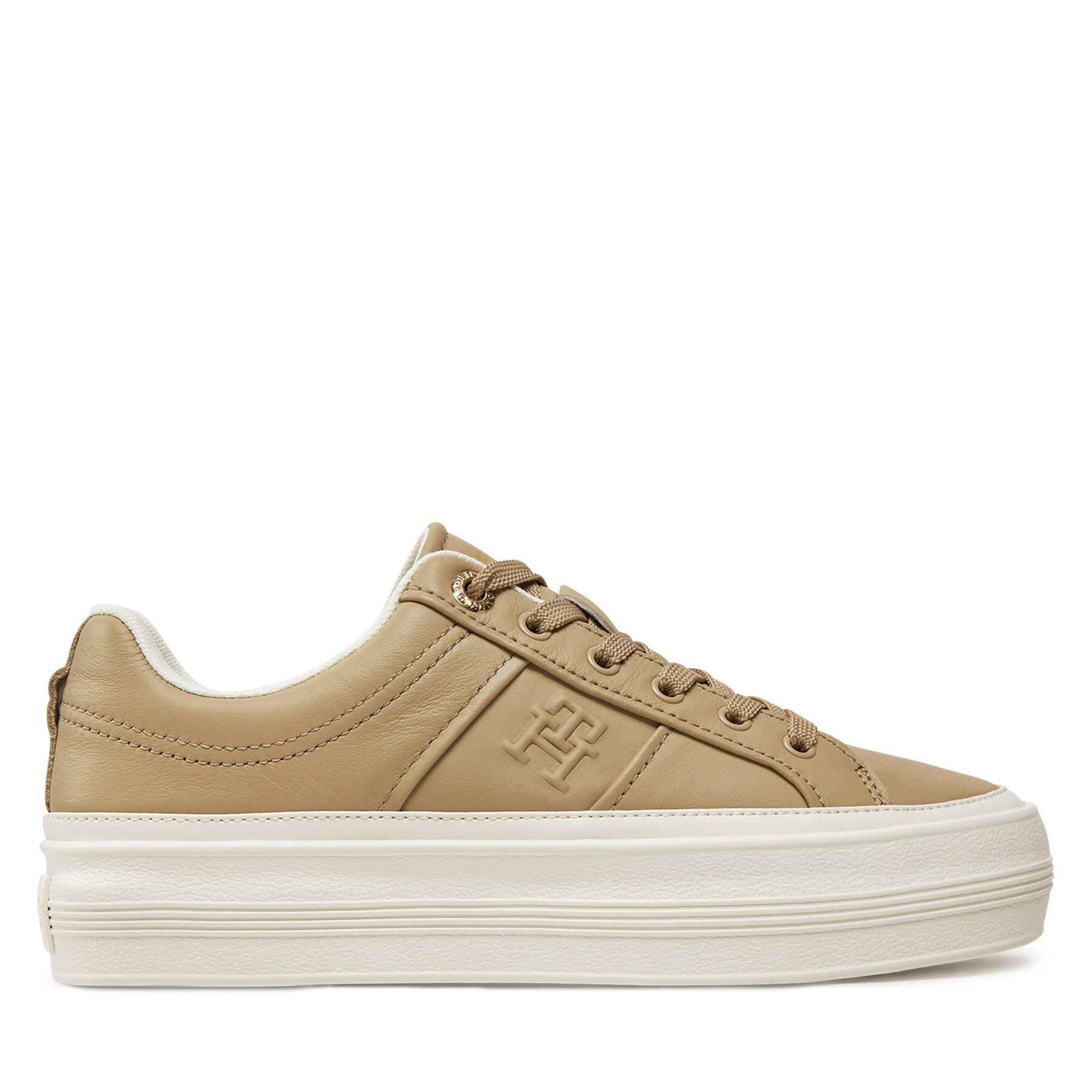 Sneakers Tommy Hilfiger Essential Vulc Sneaker Monogram FW0FW07945 Beige von Tommy Hilfiger