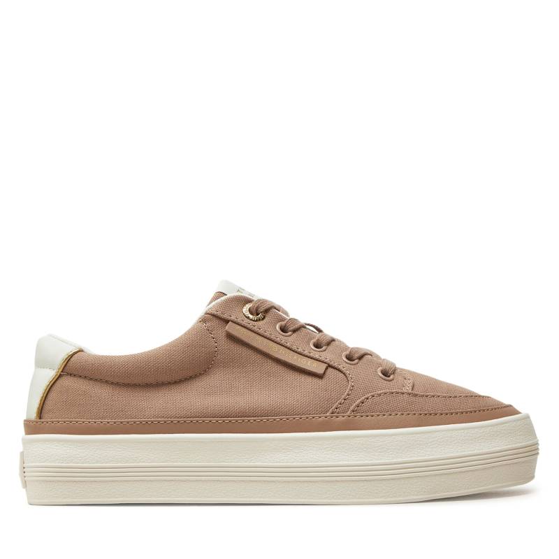 Sneakers Tommy Hilfiger Essential Vulc Textile Sneaker FW0FW08323 Beige von Tommy Hilfiger