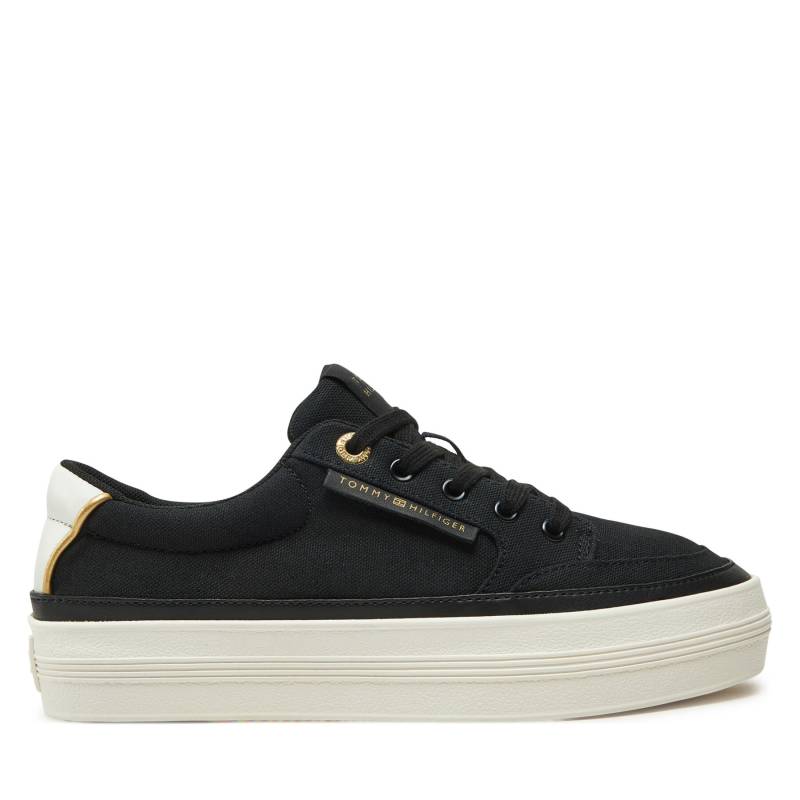 Sneakers Tommy Hilfiger Essential Vulc Textile Sneaker FW0FW08323 Schwarz von Tommy Hilfiger