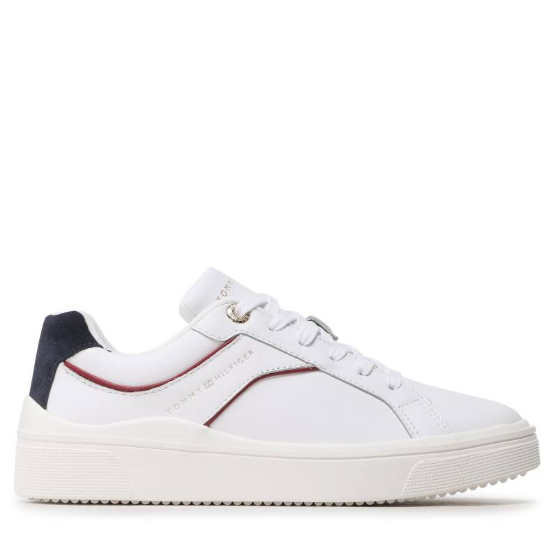 Sneakers Tommy Hilfiger Feminine Court FW0FW07122 Weiß von Tommy Hilfiger